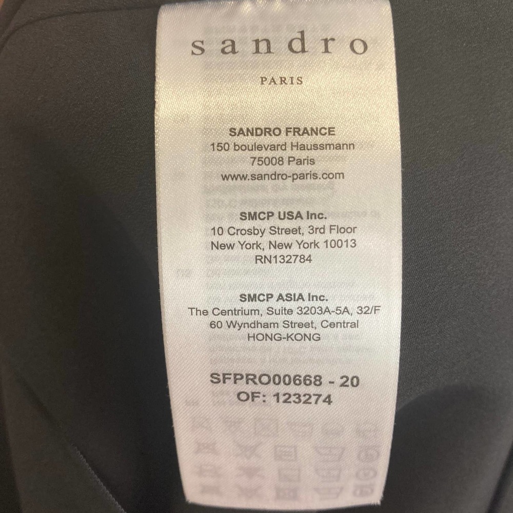 SANDRO PARIS Camelia Crocheted Lace Mini Dress - Picture 10 of 12